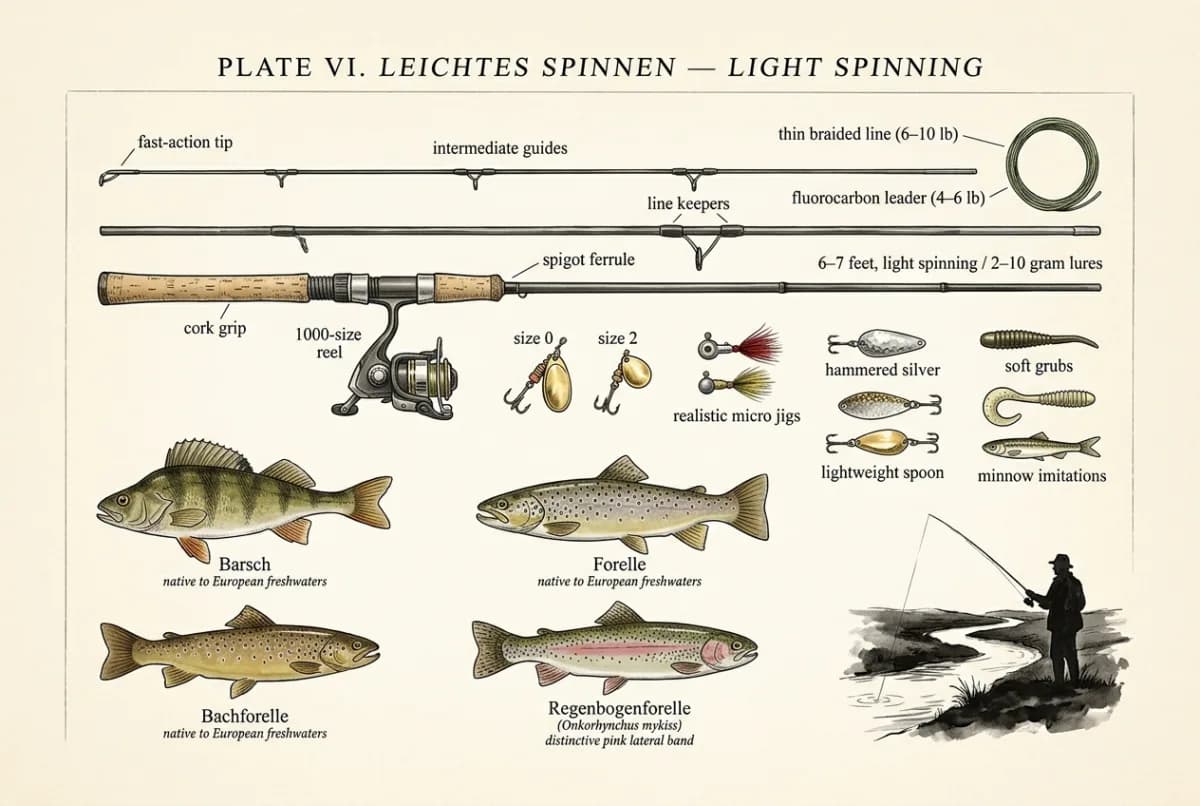 Leichtes Spinnfischen